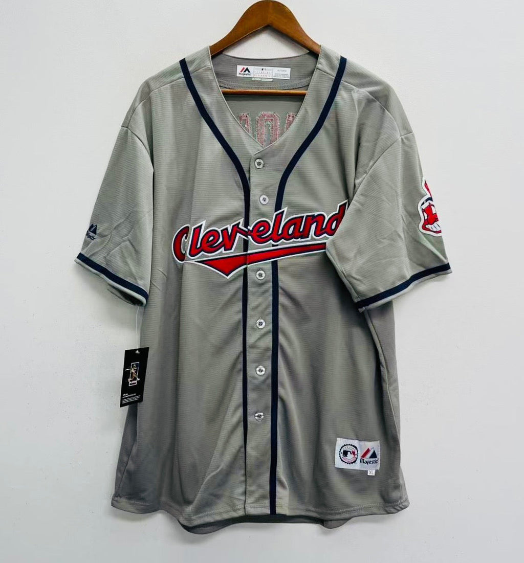 Jim Thome Cleveland Indians Jersey Majestic gray
