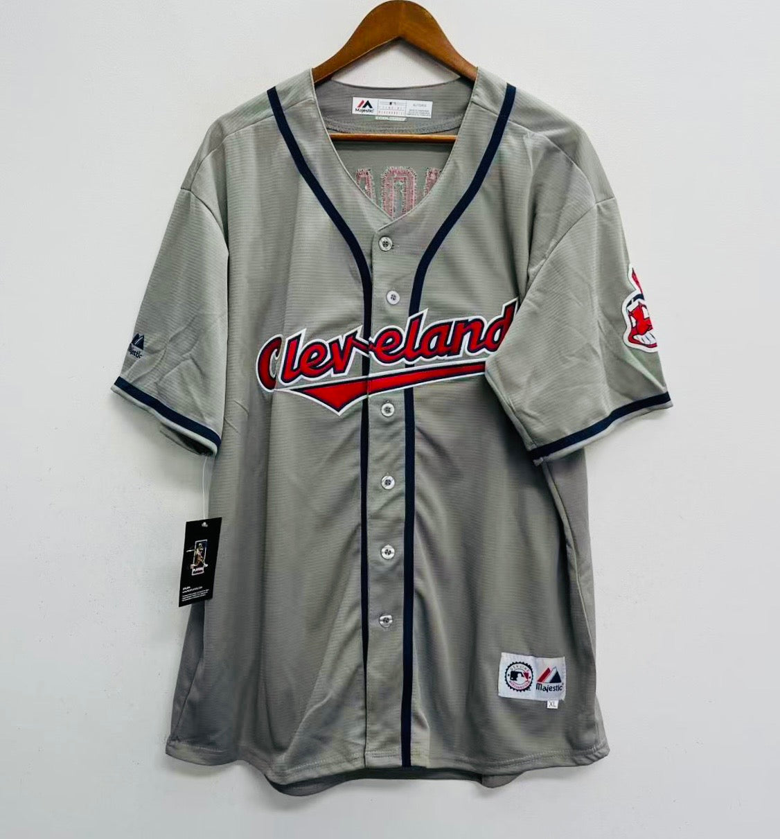 Jim Thome Cleveland Indians Jersey Majestic gray