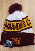 Washington Commanders NFL New Era winter knit Hat with Pom Pom