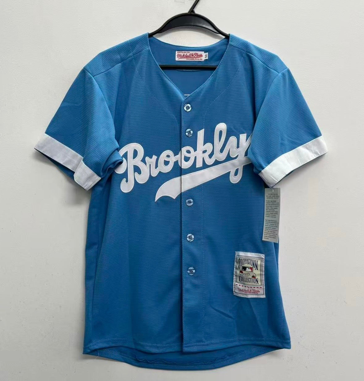 Jackie Robinson YOUTH KIDS Brooklyn Dodgers Official MLB Jersey blue