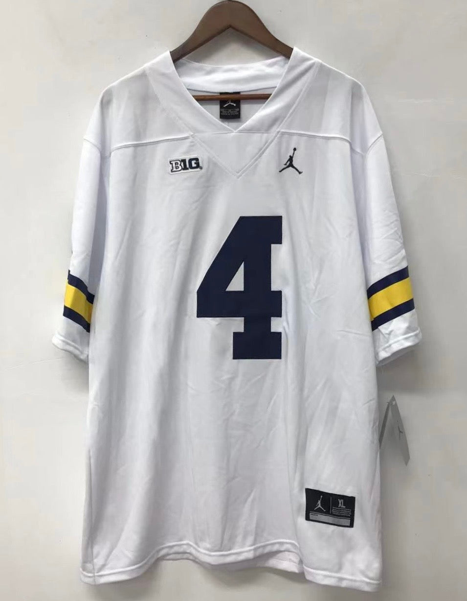 Jim Harbaugh Michigan Wolverines Official NCAA Jordan brand Jersey