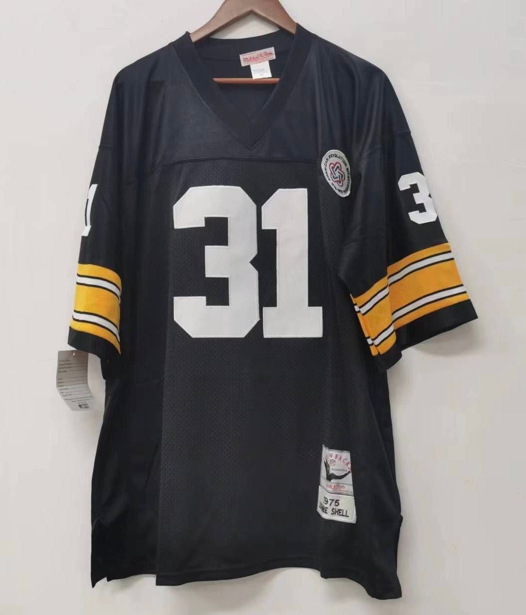 Donnie Shell Pittsburgh Steelers Official NFL Mitchell & Ness Jersey black