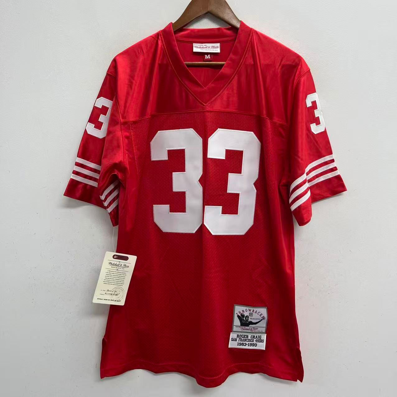 Roger Craig San Francisco 49ers Official NFL Jersey Mitchell & Ness