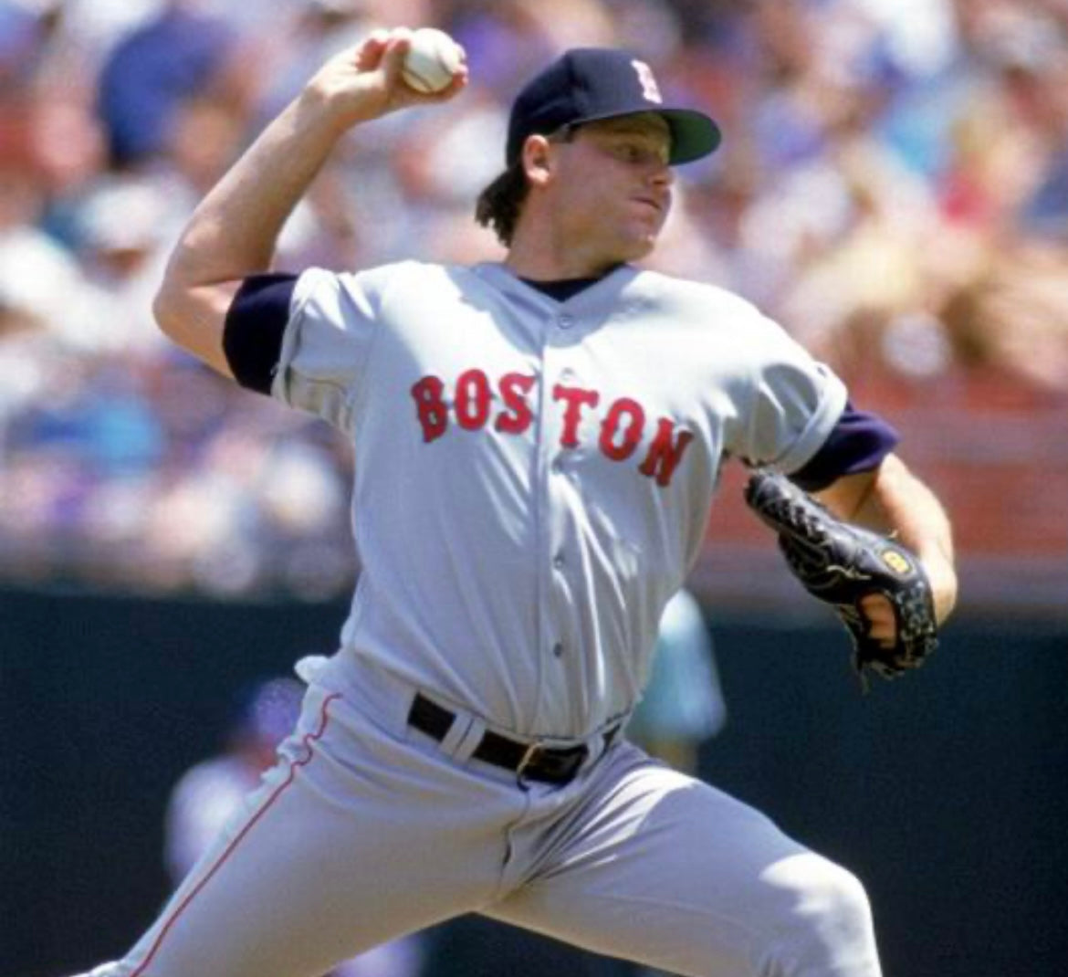 Roger Clemens 1990 Boston Red Sox Official MLB Majestic Jersey