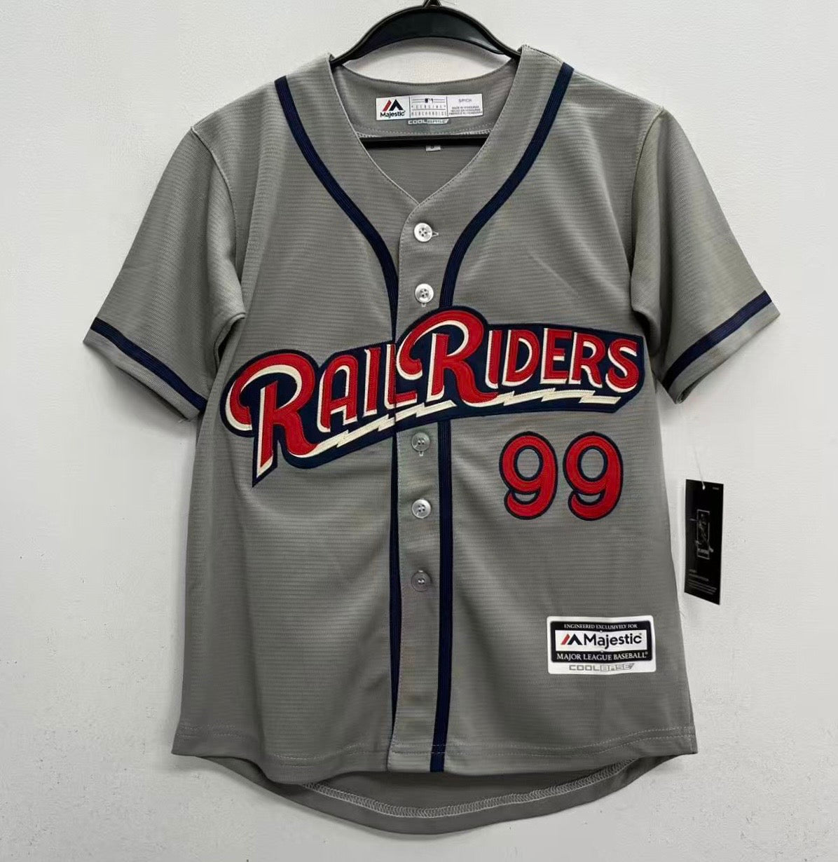 Aaron Judge YOUTH KIDS Scranton Wilkes Barre Railriders Jersey Majestic