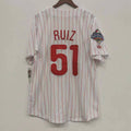 Carlos Ruiz Philadelphia Phillies 2008 World Series Jersey