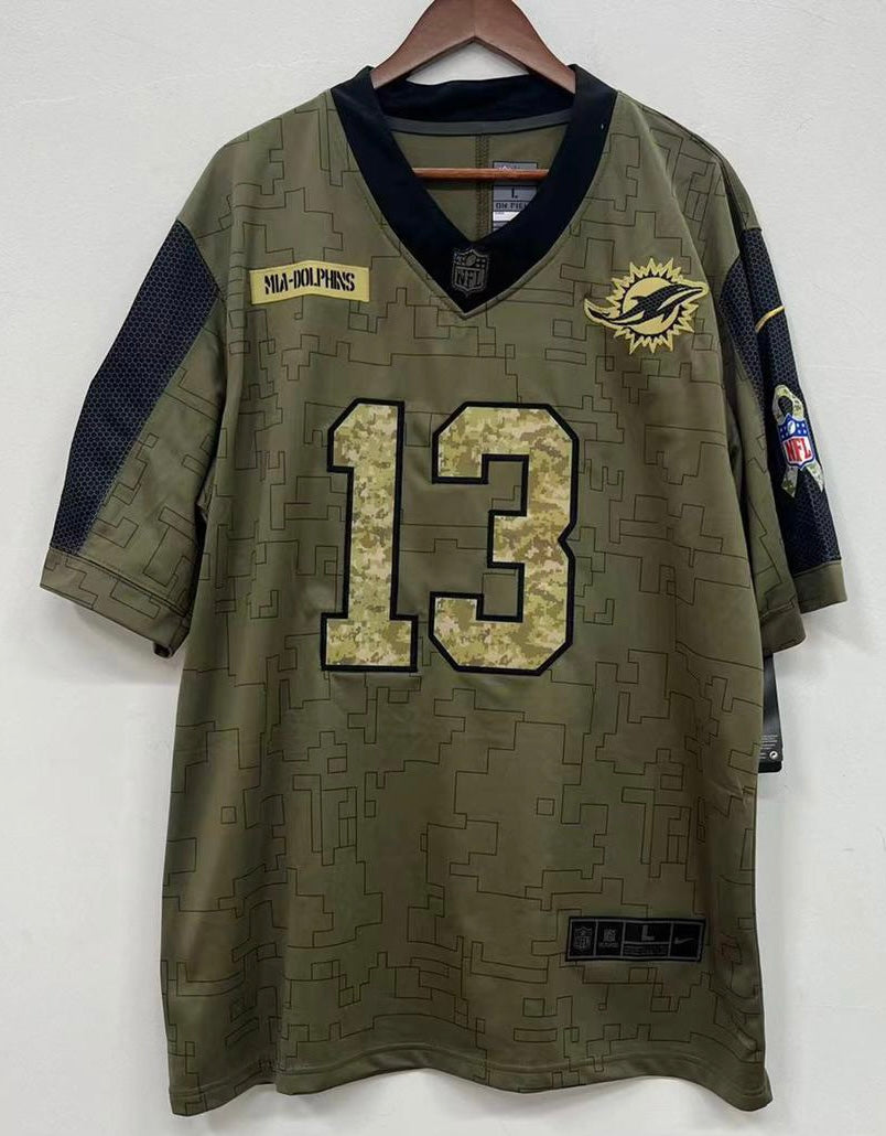 Dan Marino Miami Dolphins Official NFL Nike military salute to service Jersey