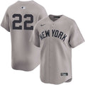 Ben Rice YOUTH KIDS New York Yankees Official MLB Nike gray road Jersey no name