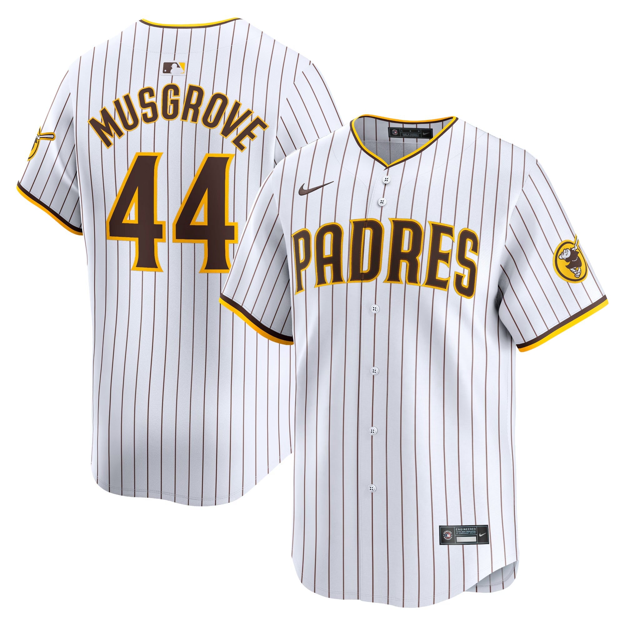 Joe Musgrove YOUTH KIDS San Diego Padres Official MLB Nike pinstripes Jersey