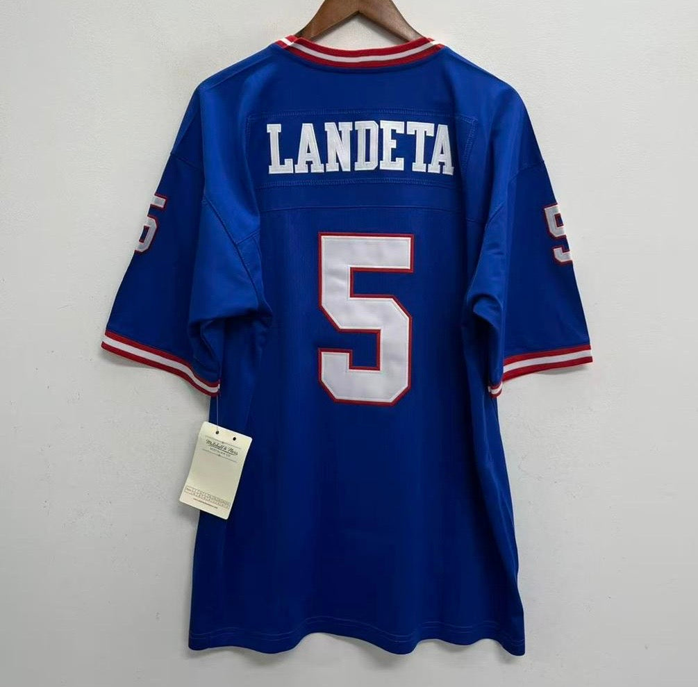 Sean Landeta Mitchell & Ness New York Giants 1991 Super Bowl Jersey