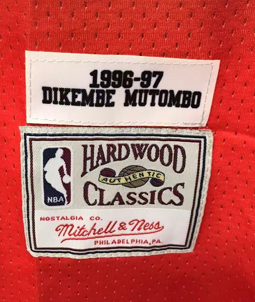 Dikembe Mutombo Atlanta Hawks Jersey Mitchell & Ness