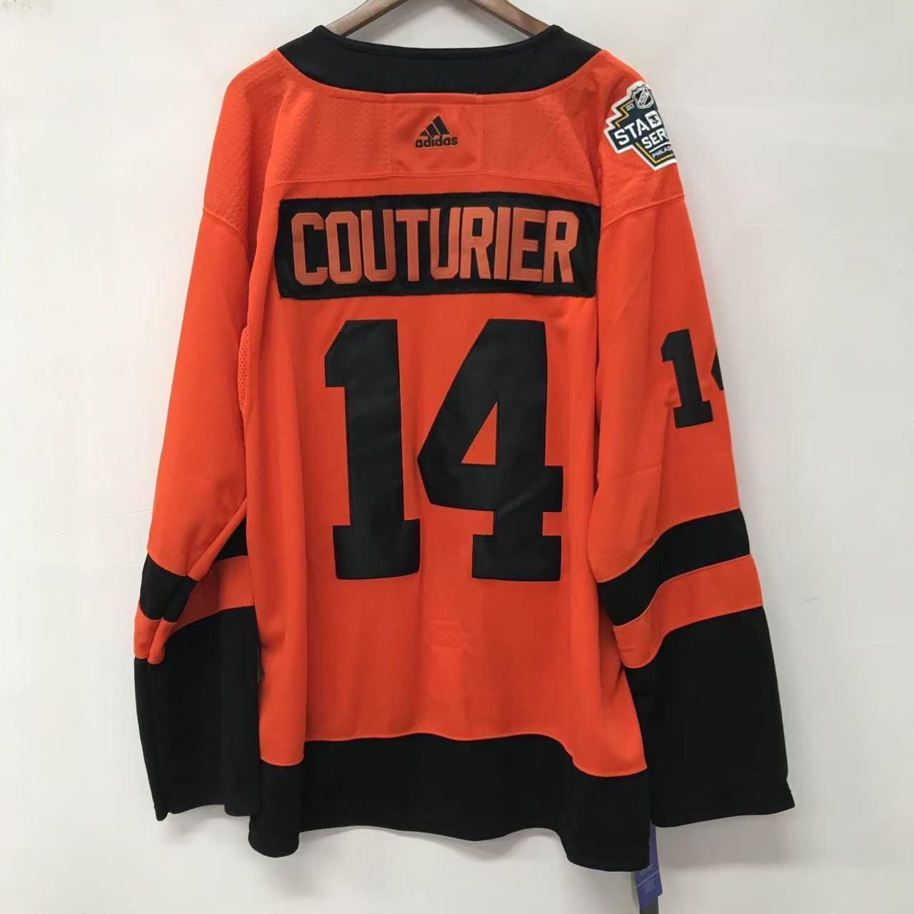 Sean Couturier Philadelphia Flyers Official NHL Adidas Jersey Orange