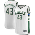 Thanasis Antetokounmpo Milwaukee Bucks Official NBA Jersey White