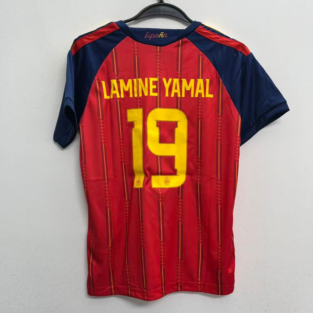 Lamine Yamal Spain National Team adidas 2026 Home Authentic Jersey Youth/Kids sizes