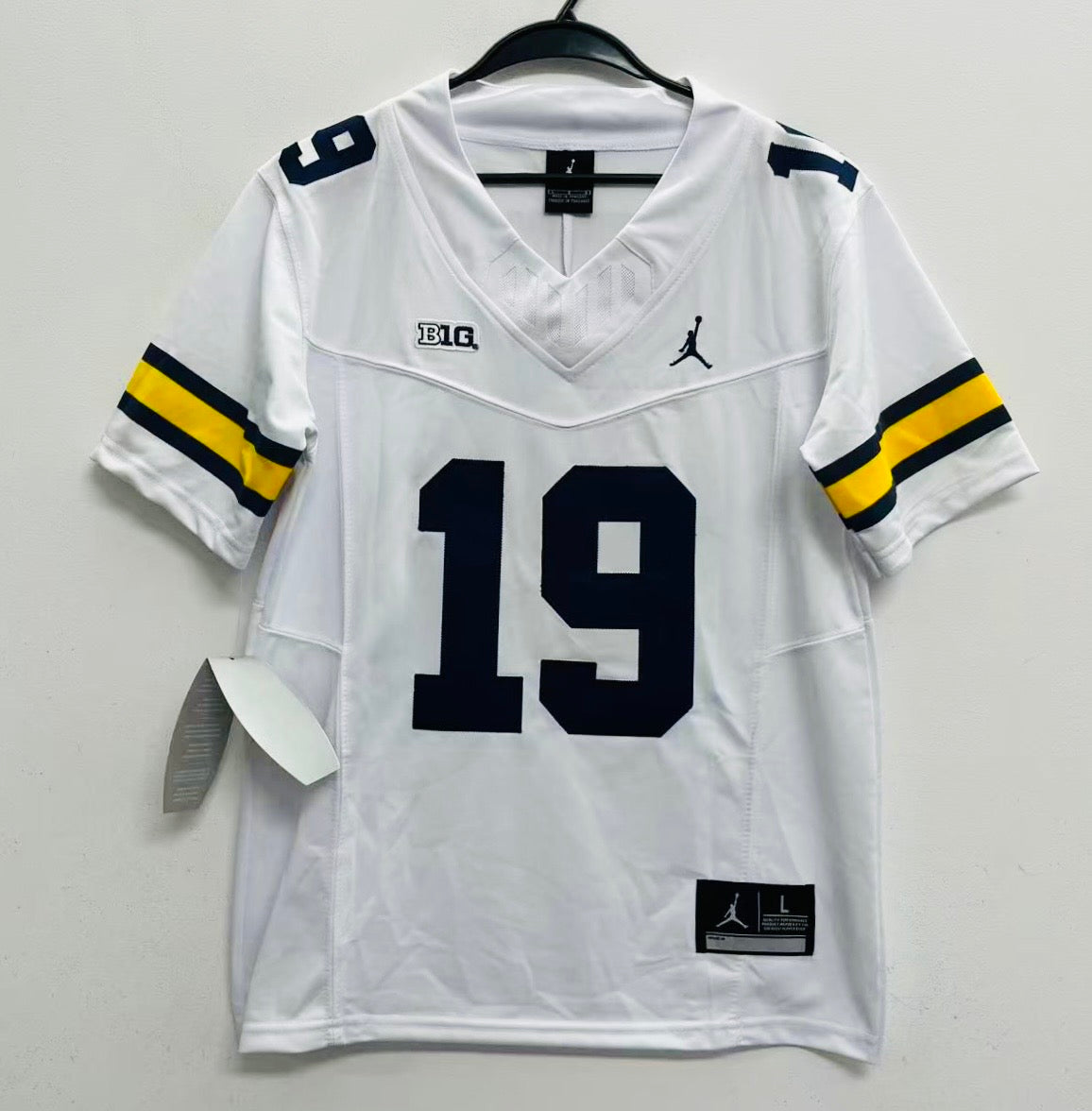 Bryce Underwood YOUTH KIDS Michigan Wolverines Official NCAA Jersey white
