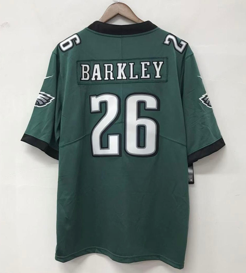 Saquon Barkley Philadelphia Eagles Official NFL Nike Jersey green