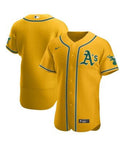 Oakland Athletics A’s Official MLB Nike No name blank back jersey yellow