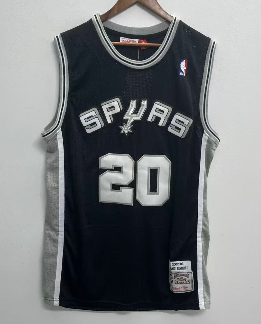 Manu Ginobili San Antonio Spurs Official NBA Mitchell & Ness Jersey