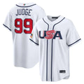 Aaron Judge YOUTH KIDS 2026 Team USA Baseball Official Nike Jersey white