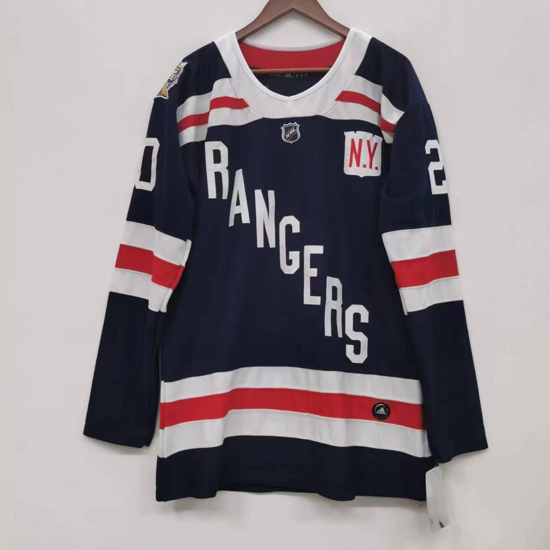 Chris Kreider New York Rangers Official NHL Adidas Jersey blue Winter Classic
