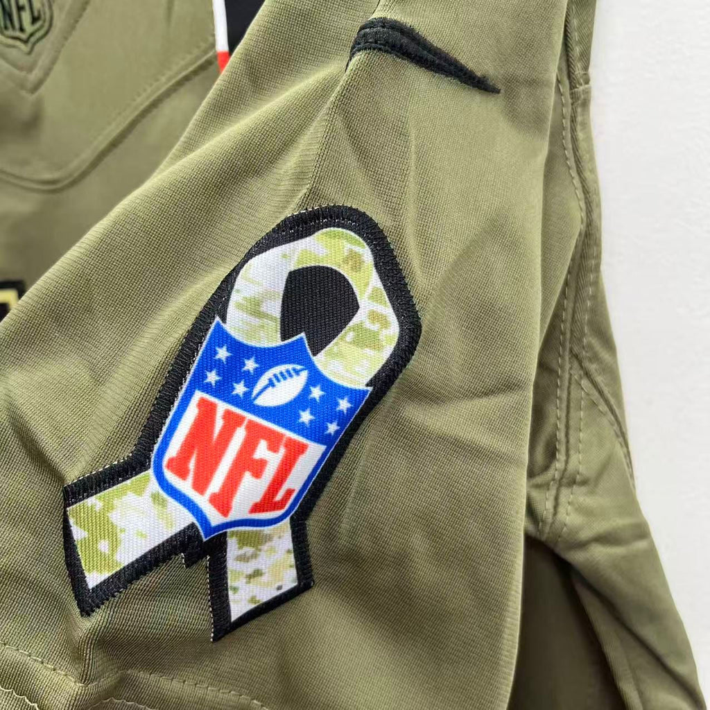 Drake Maye New England Patriots Official NFL NIKE Salute to Service Jersey