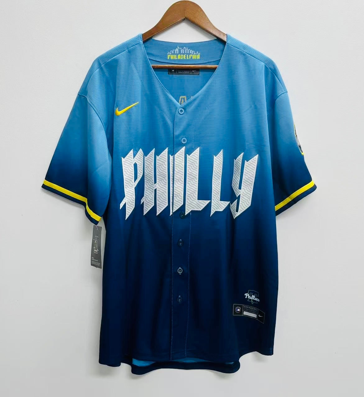 Kyle Schwarber Philadelphia Phillies Blue City Connect MLB Limited Jersey