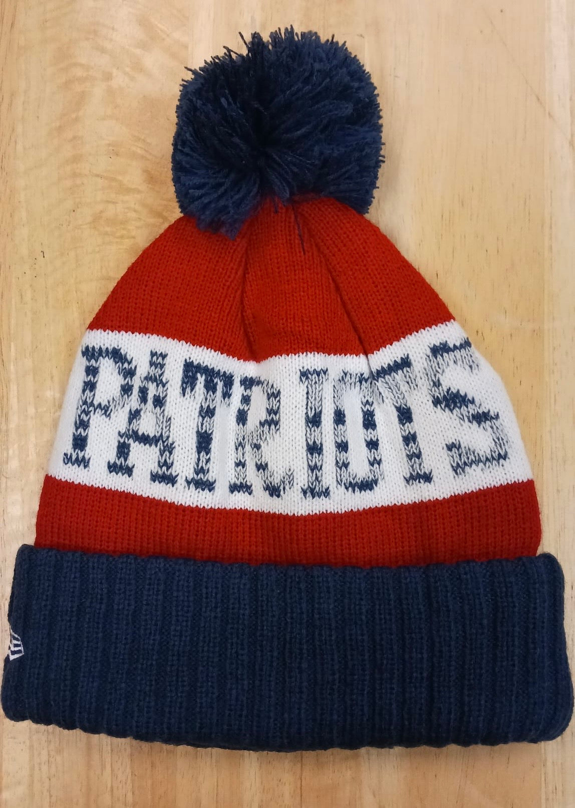 New England Patriots NFL New Era winter knit Hat with Pom Pom