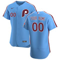 Any Name and Number customized YOUTH KIDS Philadelphia Phillies Official MLB Nike jersey retro blue