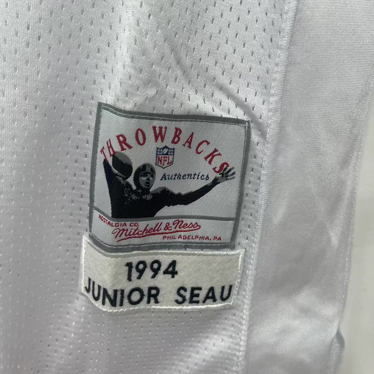 Junior Seau 1994 San Diego Chargers Jersey white Mitchell & Ness