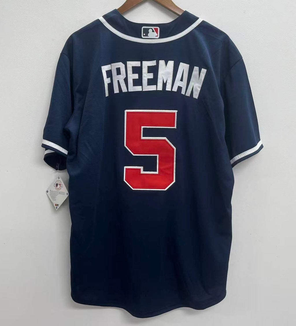 Freddie Freeman Atlanta Braves Official MLB Majestic Jersey blue