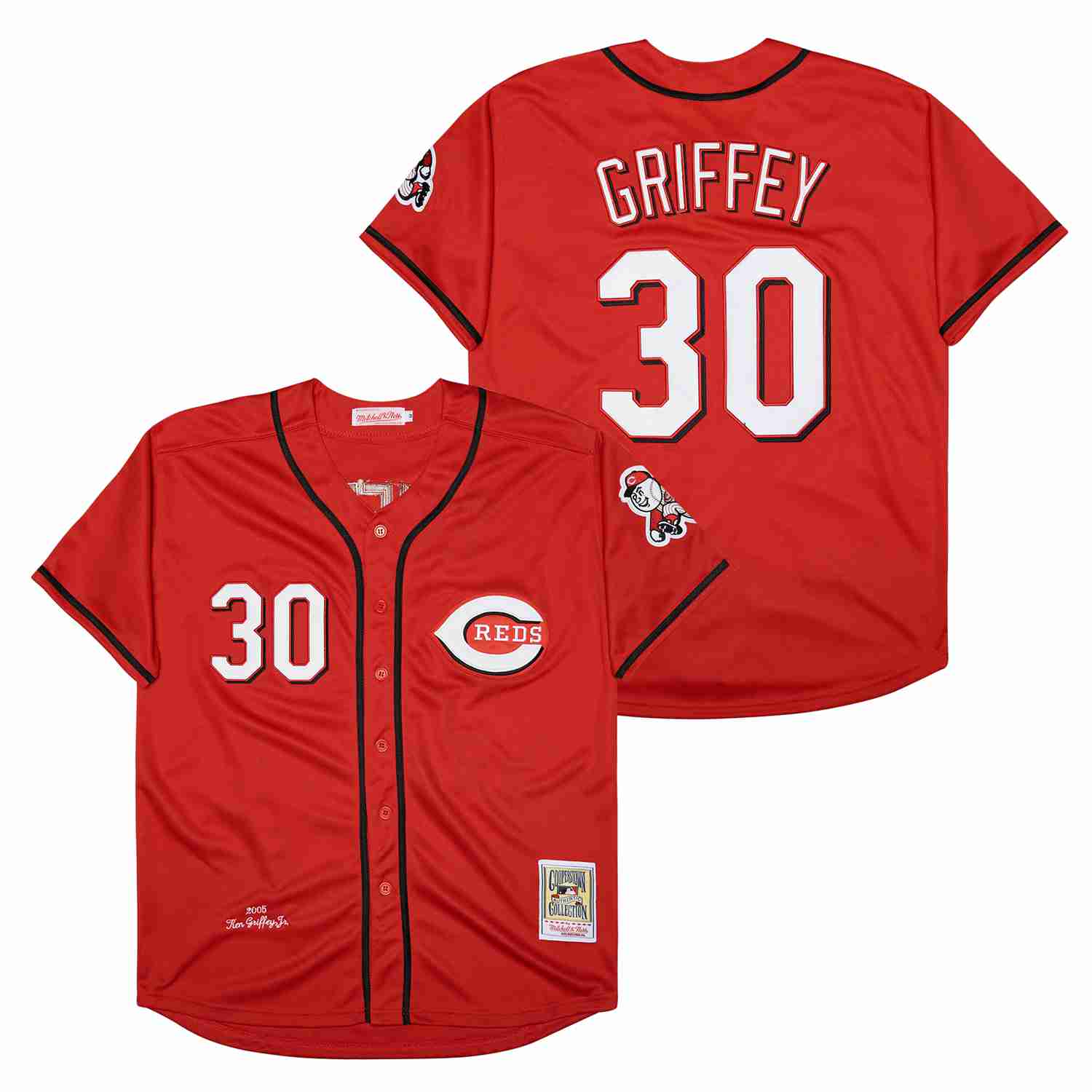 Ken Griffey Jr. Cincinnati Reds Official MLB Mitchell & Ness Jersey