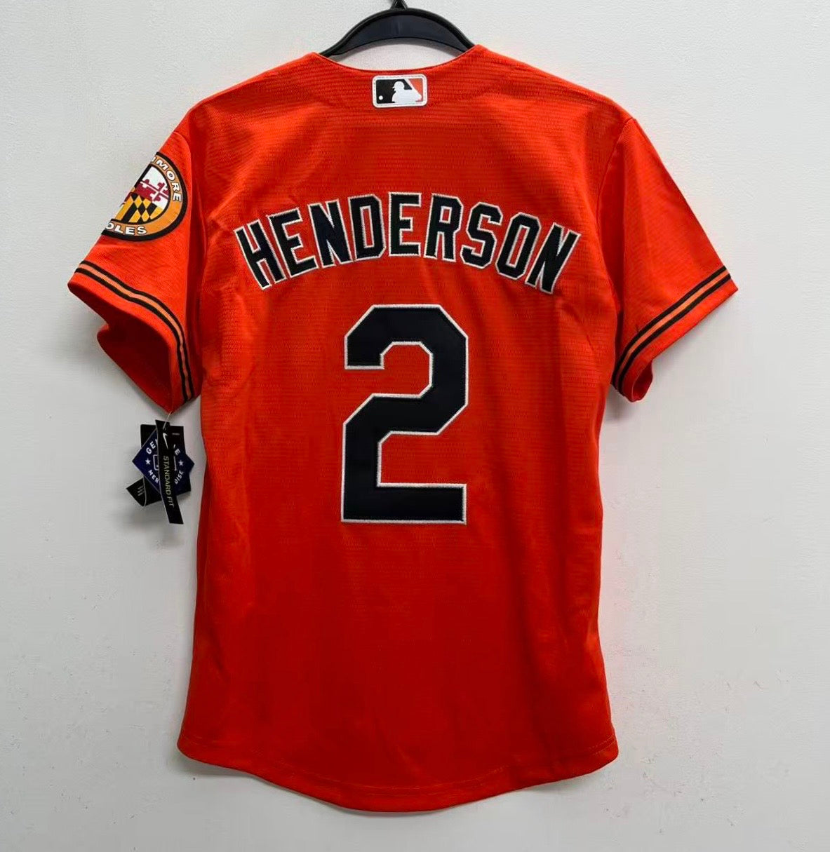 Gunnar Henderson YOUTH Baltimore Orioles Official MLB Nike jersey Orange