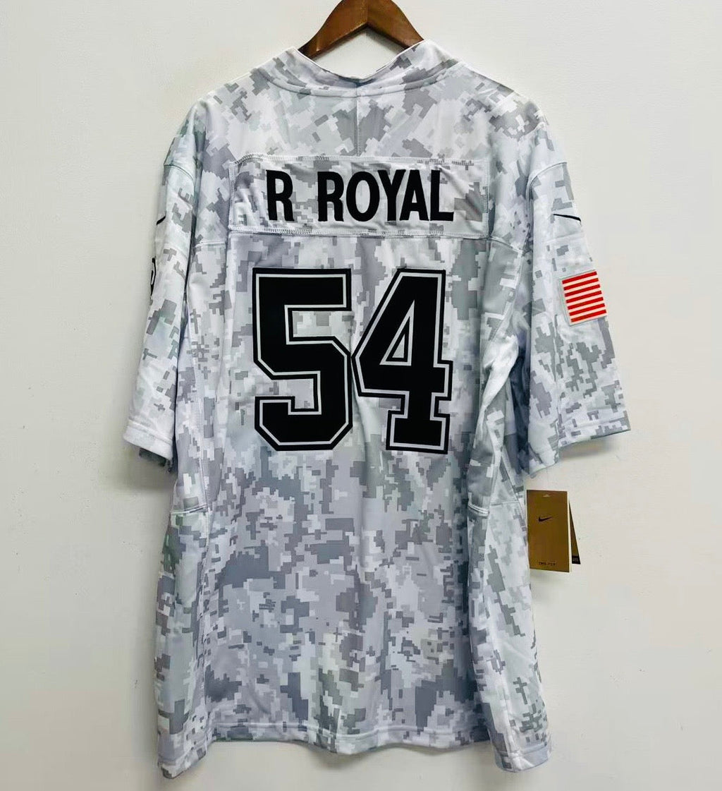 Any name & Number customized Dallas Cowboys Official NFL Nike Salute to Service Jersey