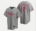 Justin Crawford YOUTH KIDS Philadelphia Phillies Official MLB Nike jersey gray