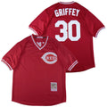 Ken Griffey Jr. YOUTH KIDS Cincinnati Reds Official MLB Mitchell & Ness Jersey red
