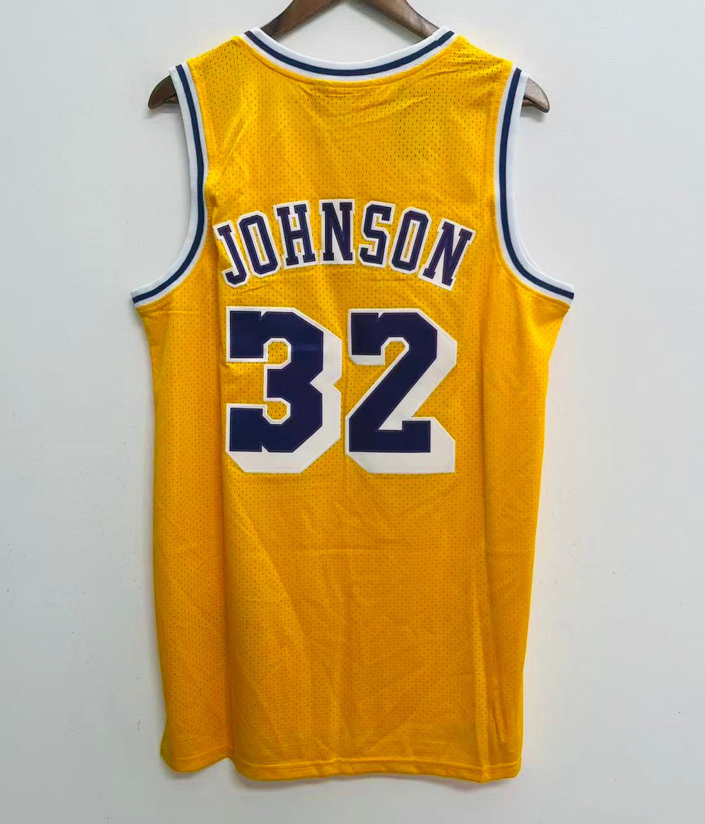 Magic Johnson Los Angeles Lakers Official NBA Mitchell & Ness Jersey