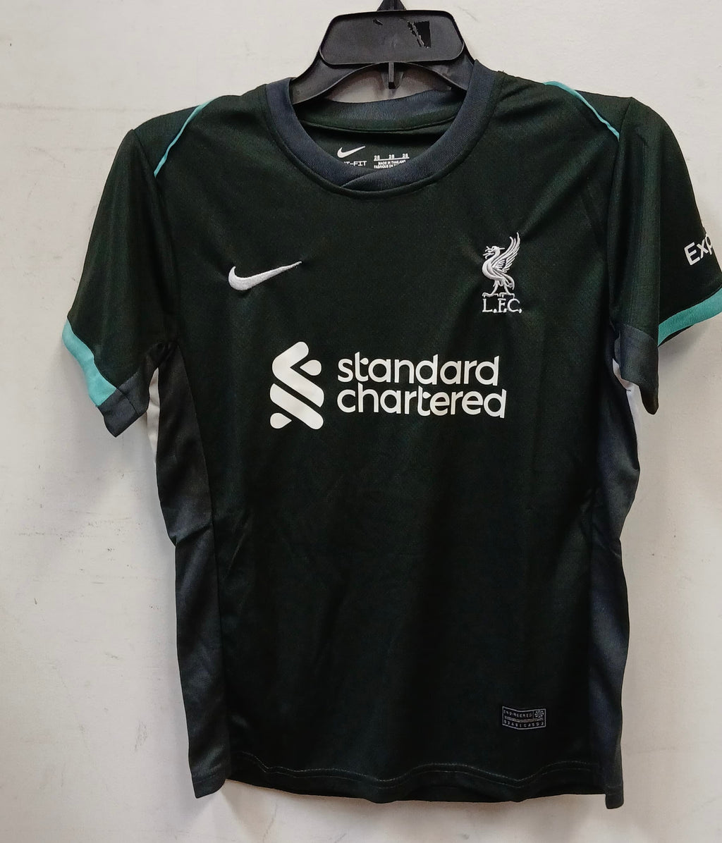 Allison Becker Liverpool Goalkeeper Nike Soccer  Futbol Jersey ANTHRACITE/BLACK  adult sizes