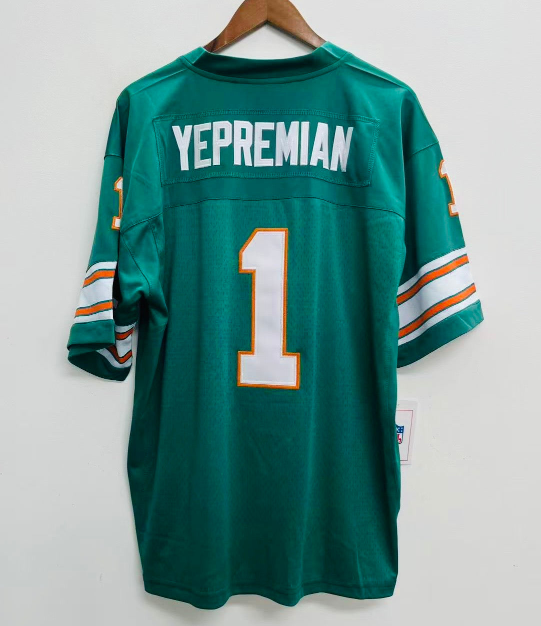 Garo Yepremian Miami Dolphins Official NFL Mitchell & Ness Jersey
