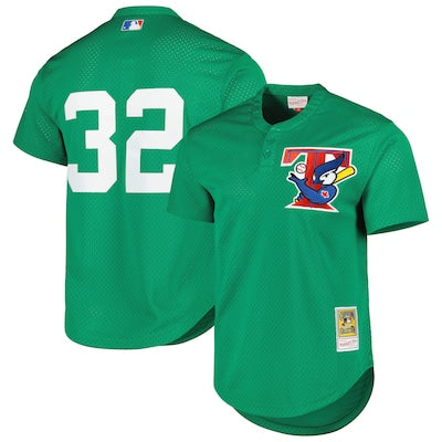 Roy Halladay YOUTH KIDS Toronto Blue Jays Official MLB  Jersey Mitchell & Ness green
