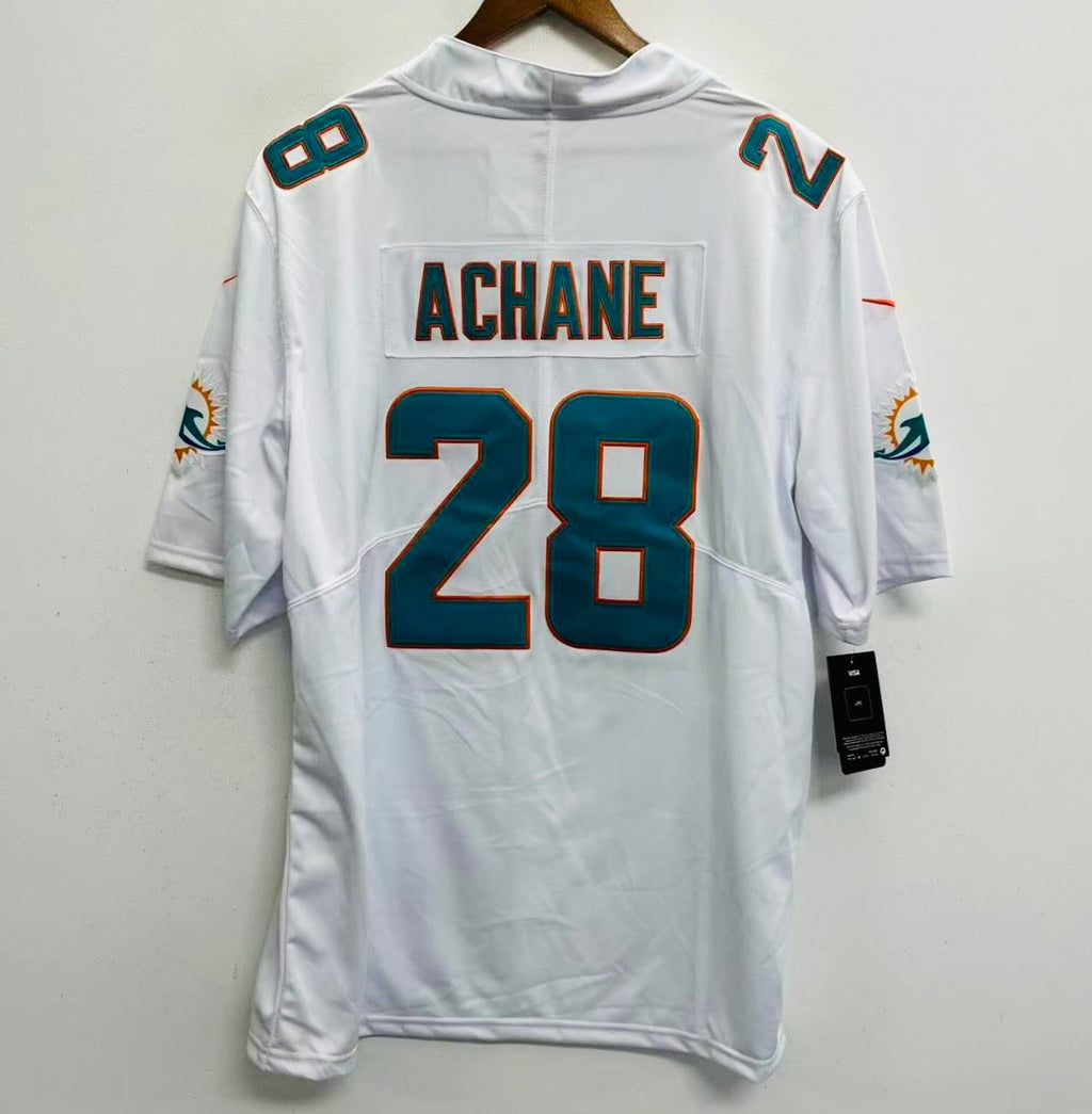 De’von Achane Miami Dolphins Official NFL Nike Jersey white