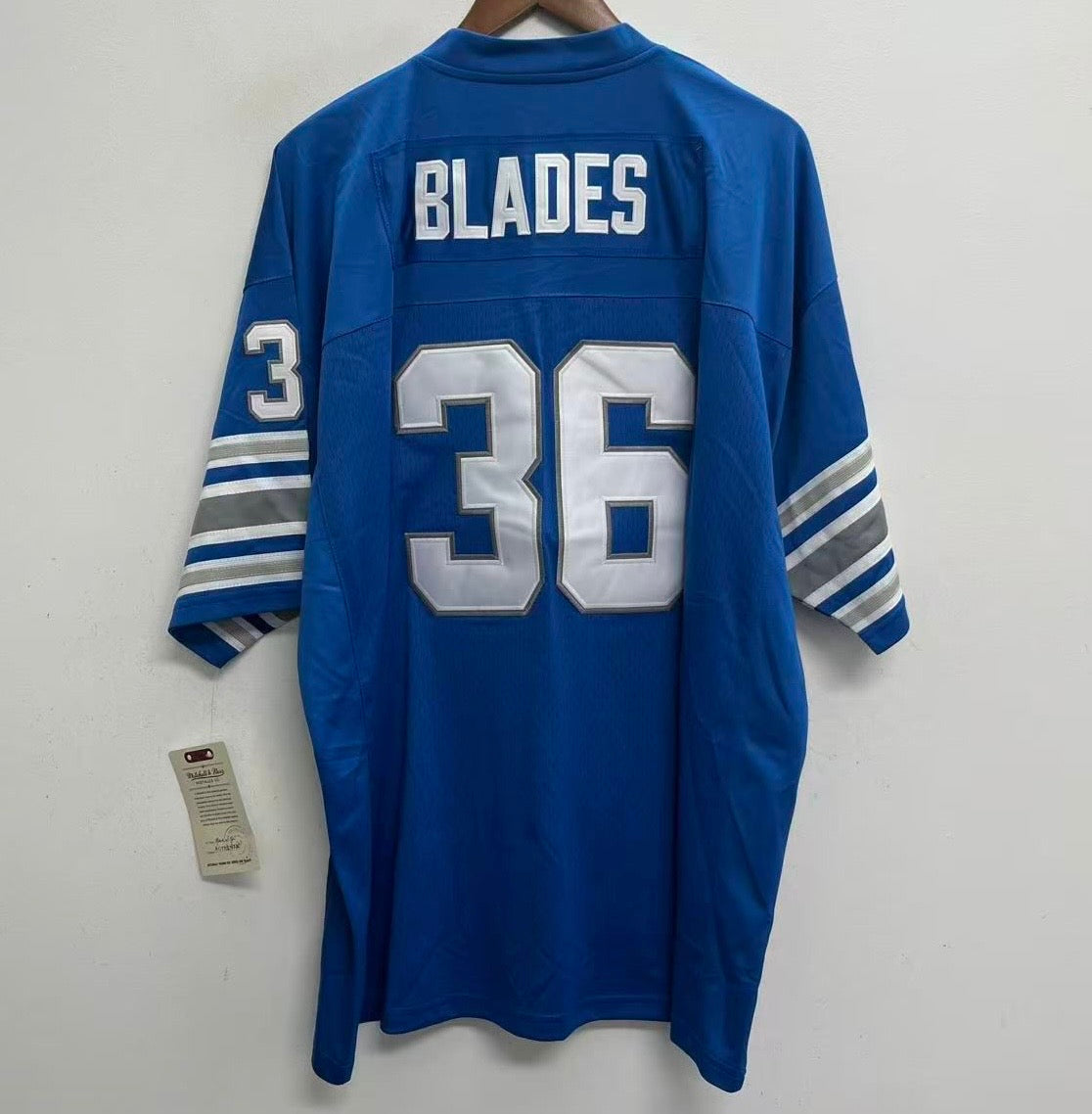 Any name & Number Detroit Lions NFL Mitchell & Ness Jersey