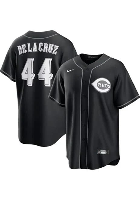 Elly De La Cruz YOUTH KIDS Cincinnati Reds Official MLB Nike Jersey black