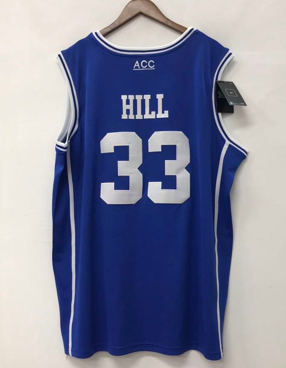 Grant Hill Duke Blue Devils Official NCAA Nike jersey BLUE