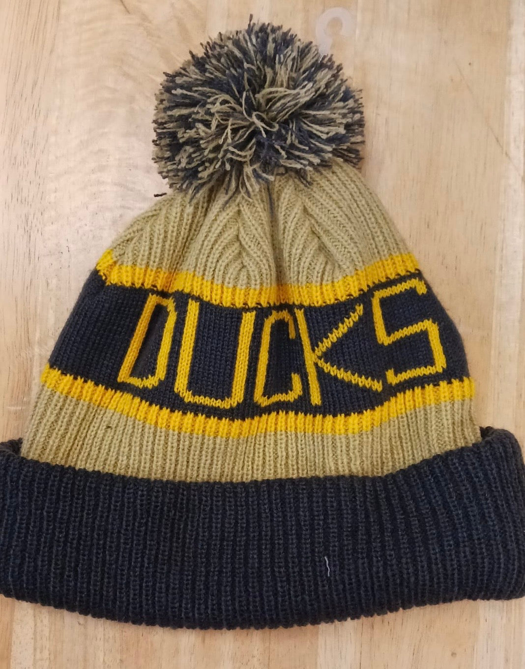 Anaheim Ducks NHL New Era winter Hat with Pom Pom