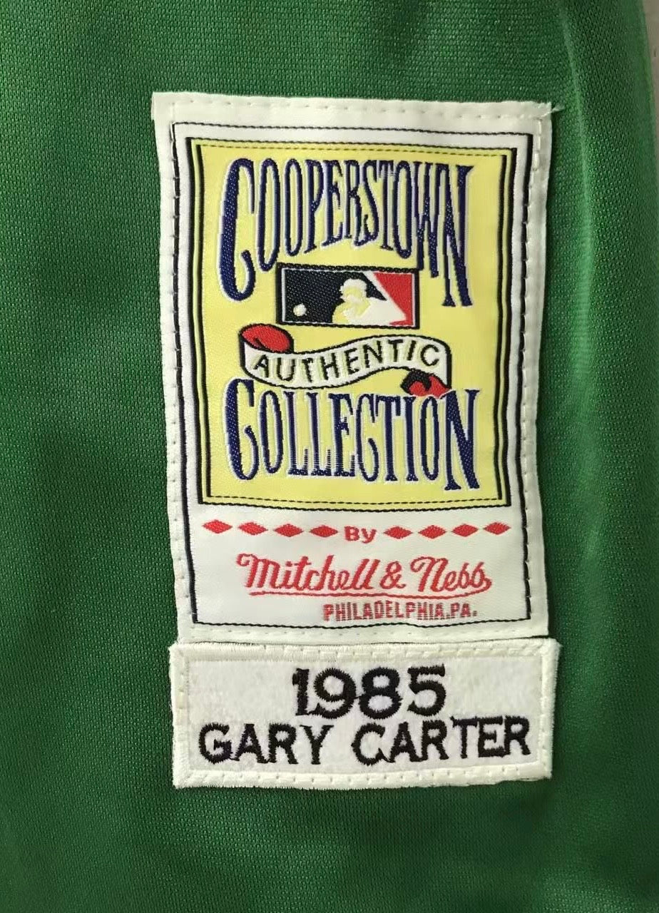 Gary Carter New York Mets Jersey Mitchell & Ness St. Patrick’s Day green