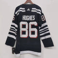 Jack Hughes New Jersey Devils Official NHL Adidas Jersey Black