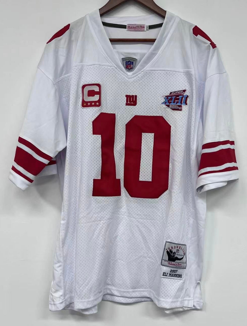 Eli Manning New York Giants Official Super Bowl XLII Jersey Mitchell & Ness