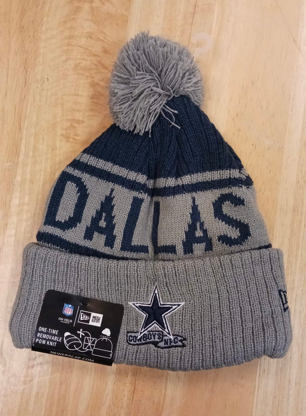 Dallas Cowboys NFL New Era winter knit Hat with Pom Pom