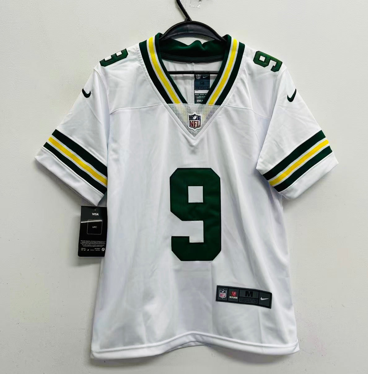 Christian Watson YOUTH KIDS Green Bay Packers Official NFL Jersey White
