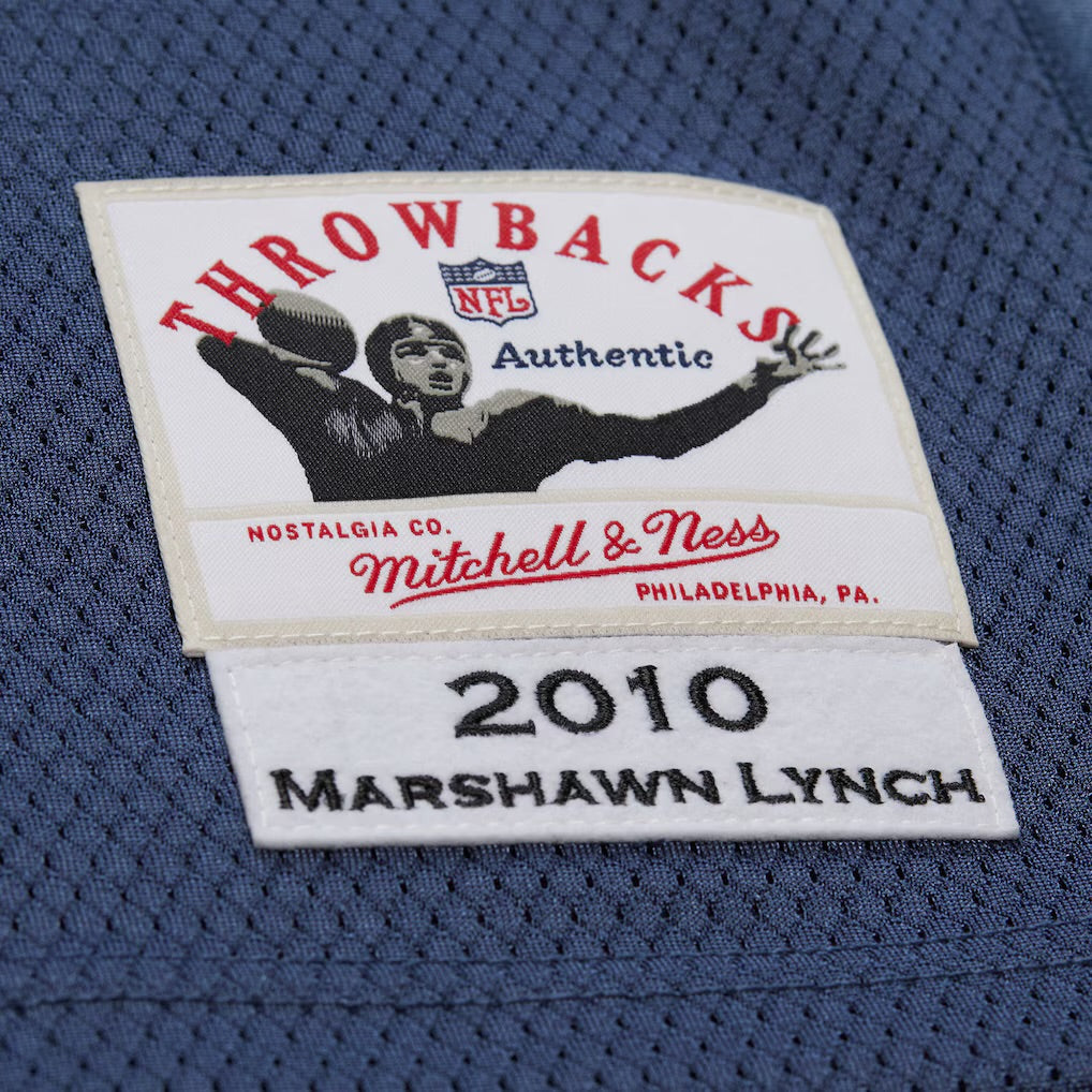 Marshawn Lynch YOUTH KIDS Seattle Seahawks Official NFL Mitchell & Ness Jersey